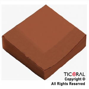 SERVILLETA PREMIUM TERRACOTA x 20